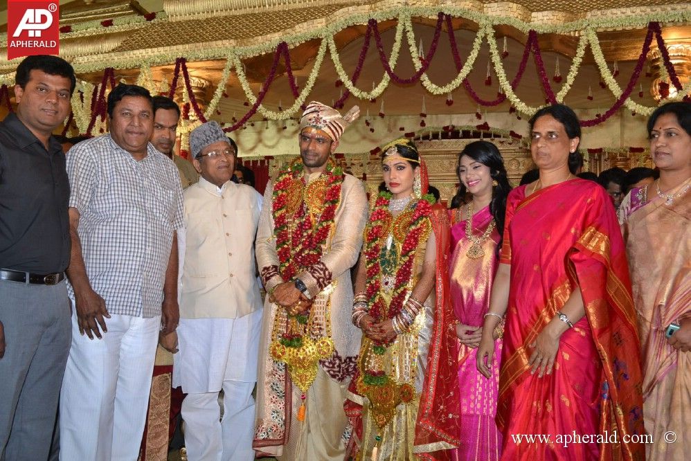 Sabitha Indra Reddy Son Marriage Stills