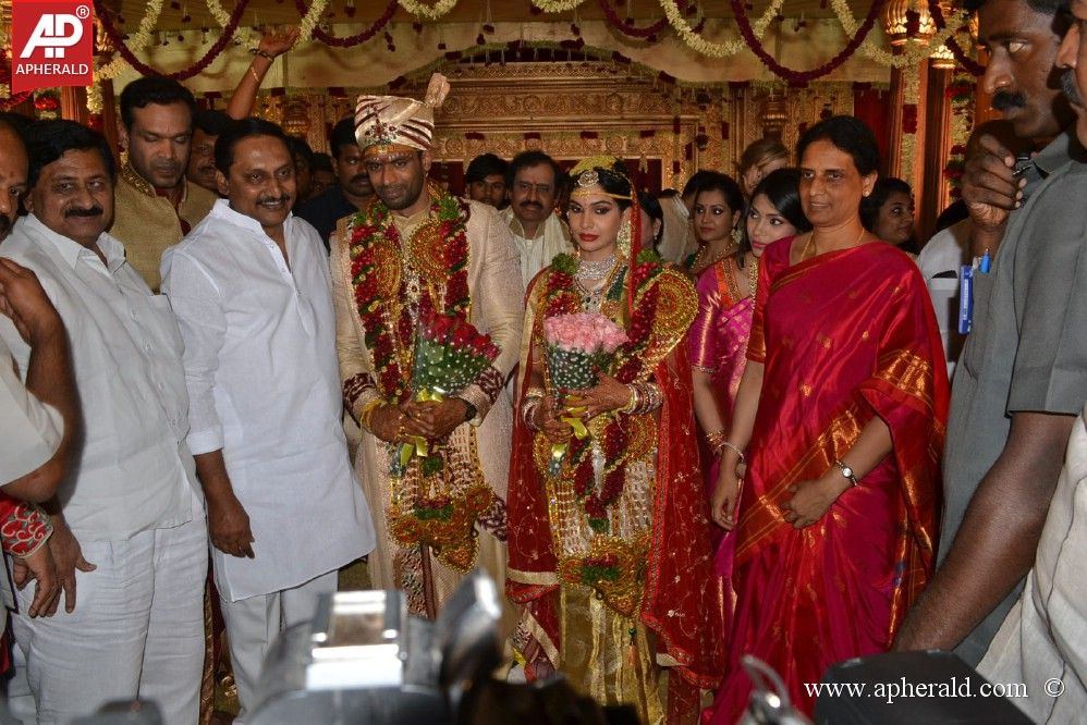 Sabitha Indra Reddy Son Marriage Stills