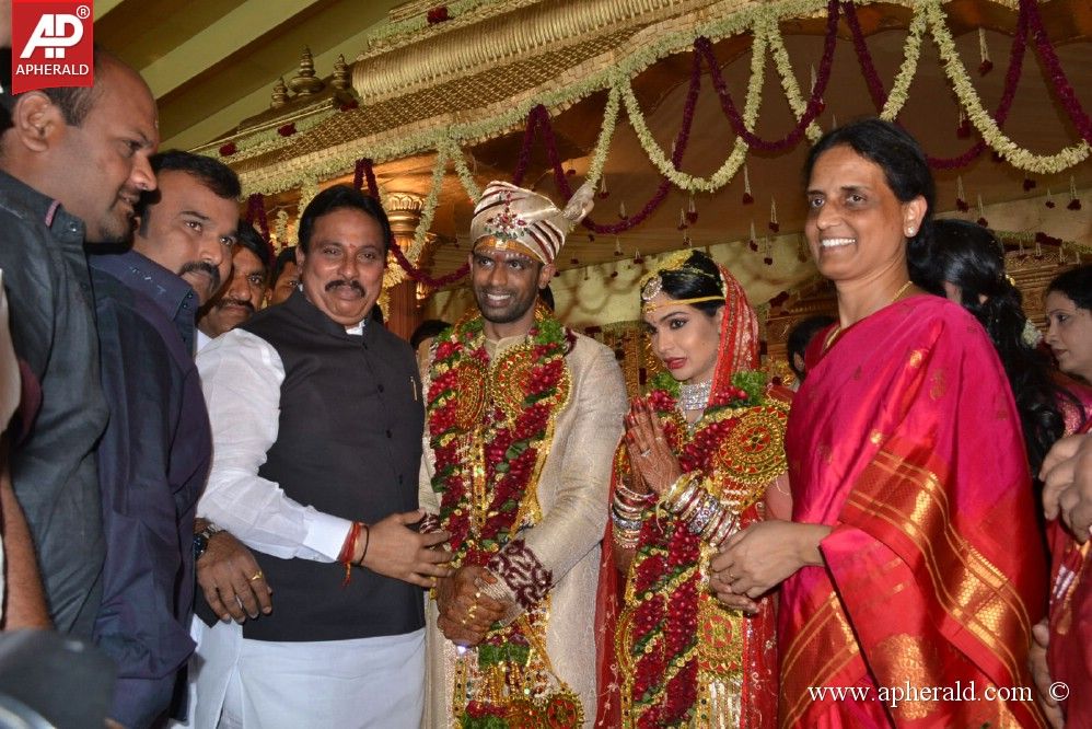 Sabitha Indra Reddy Son Marriage Stills