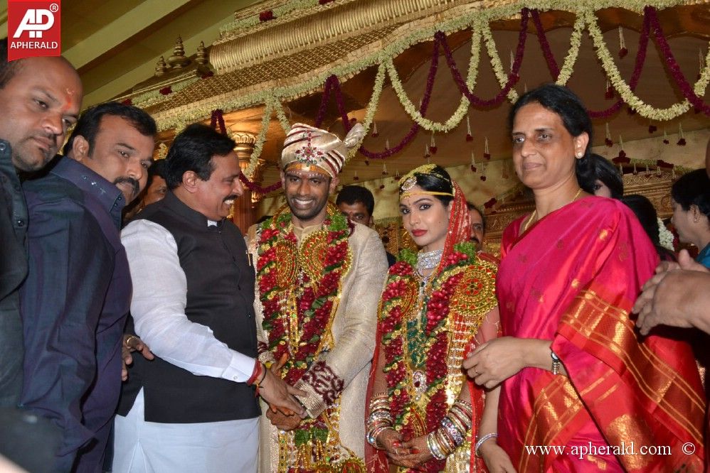 Sabitha Indra Reddy Son Marriage Stills