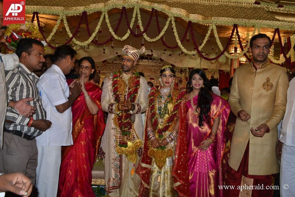 Sabitha Indra Reddy Son Marriage Stills