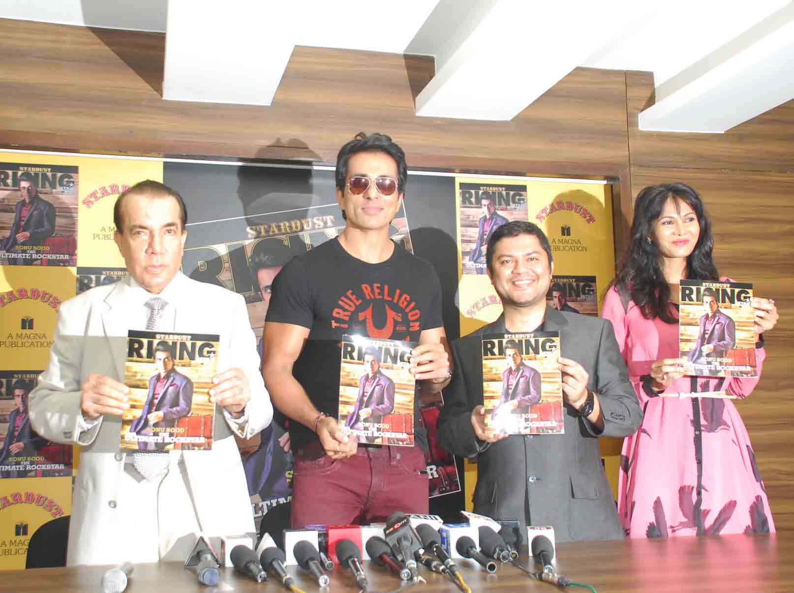 Sonu Sood Launch Stardust Rising Star Magazine Cover