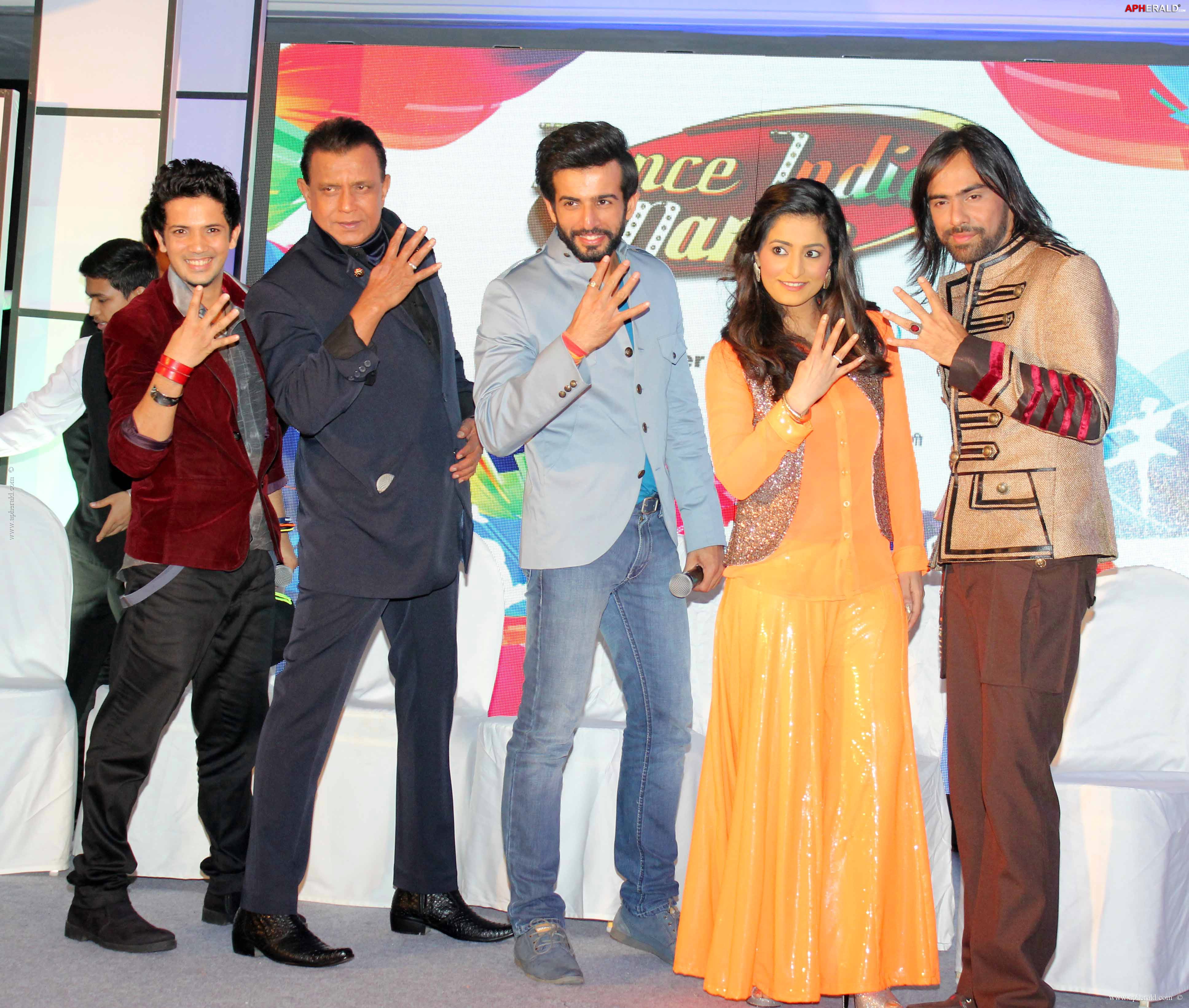 Stars At Dance India Dance Press Meet