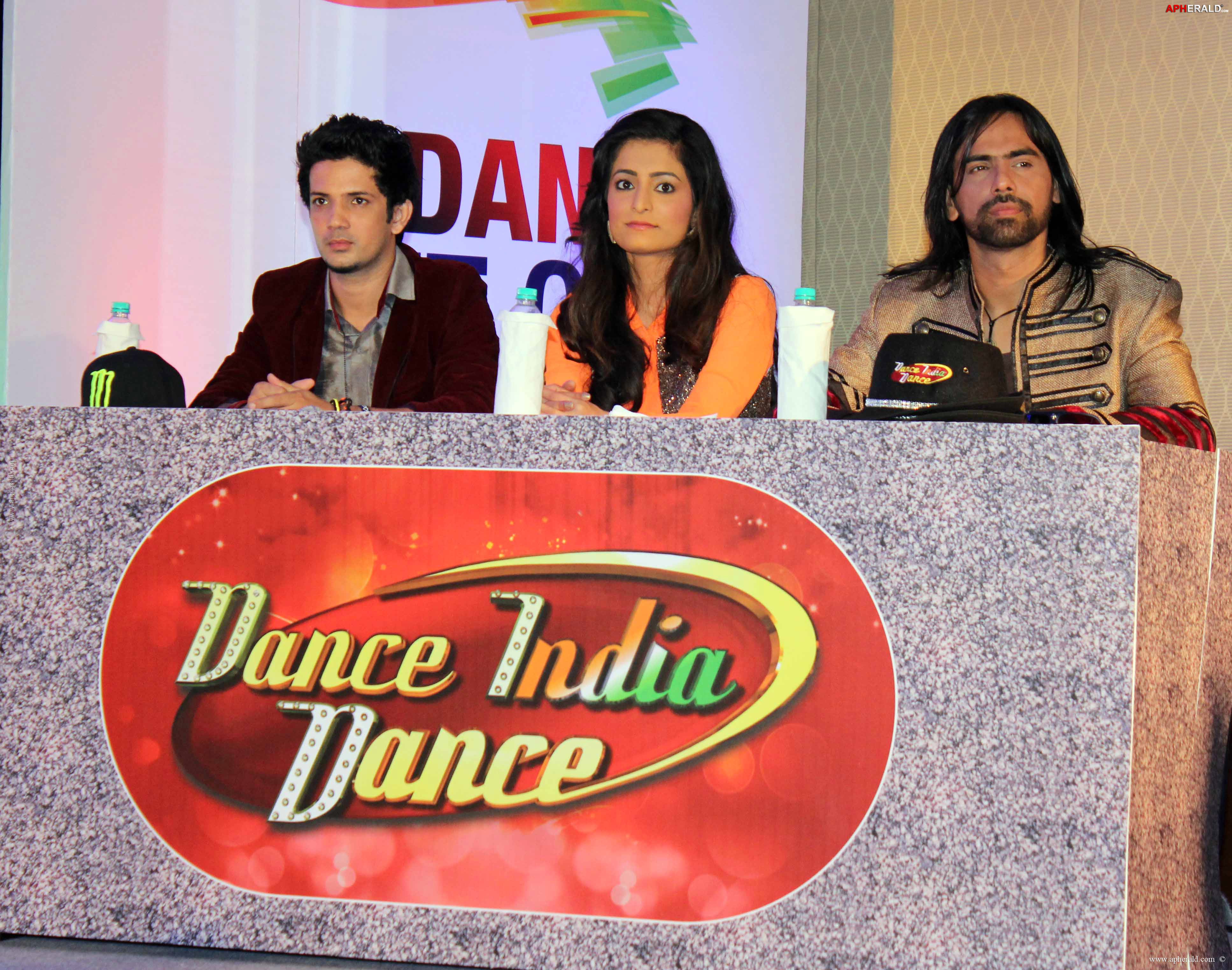 Stars At Dance India Dance Press Meet