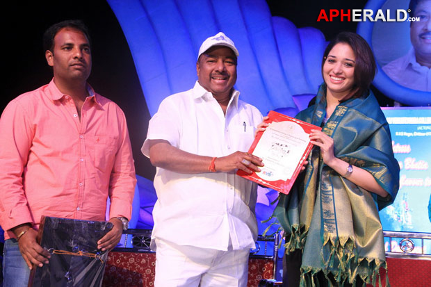 Tamanna at Sri Venkateswara College Fest Photos