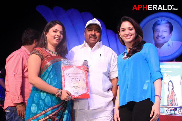 Tamanna at Sri Venkateswara College Fest Photos