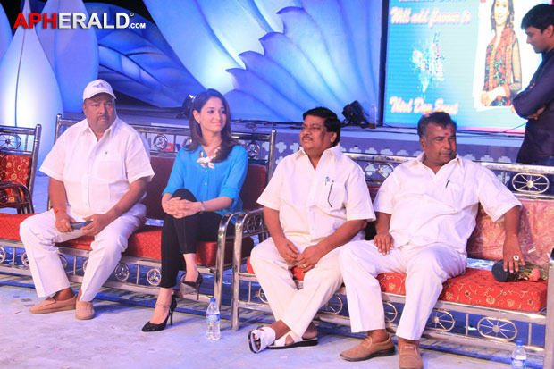 Tamanna at Sri Venkateswara College Fest Photos