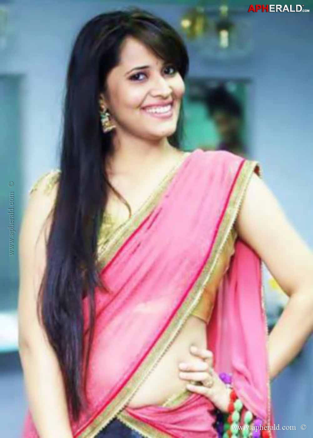 Anasuya Spicy Navel Photos