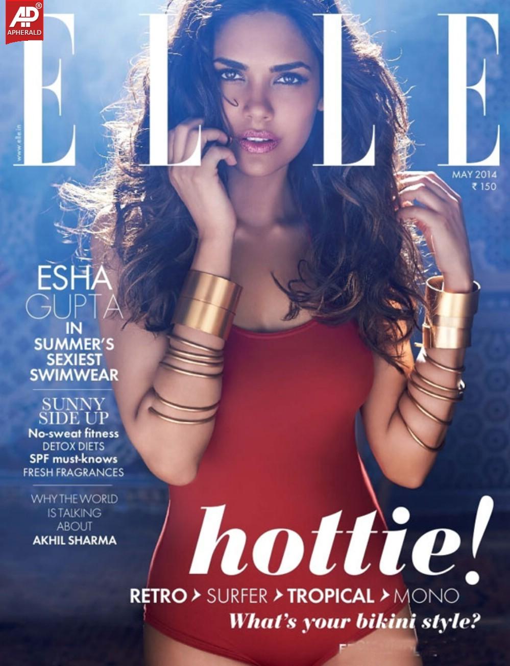 Esha Gupta Elle India Magazine May 2014