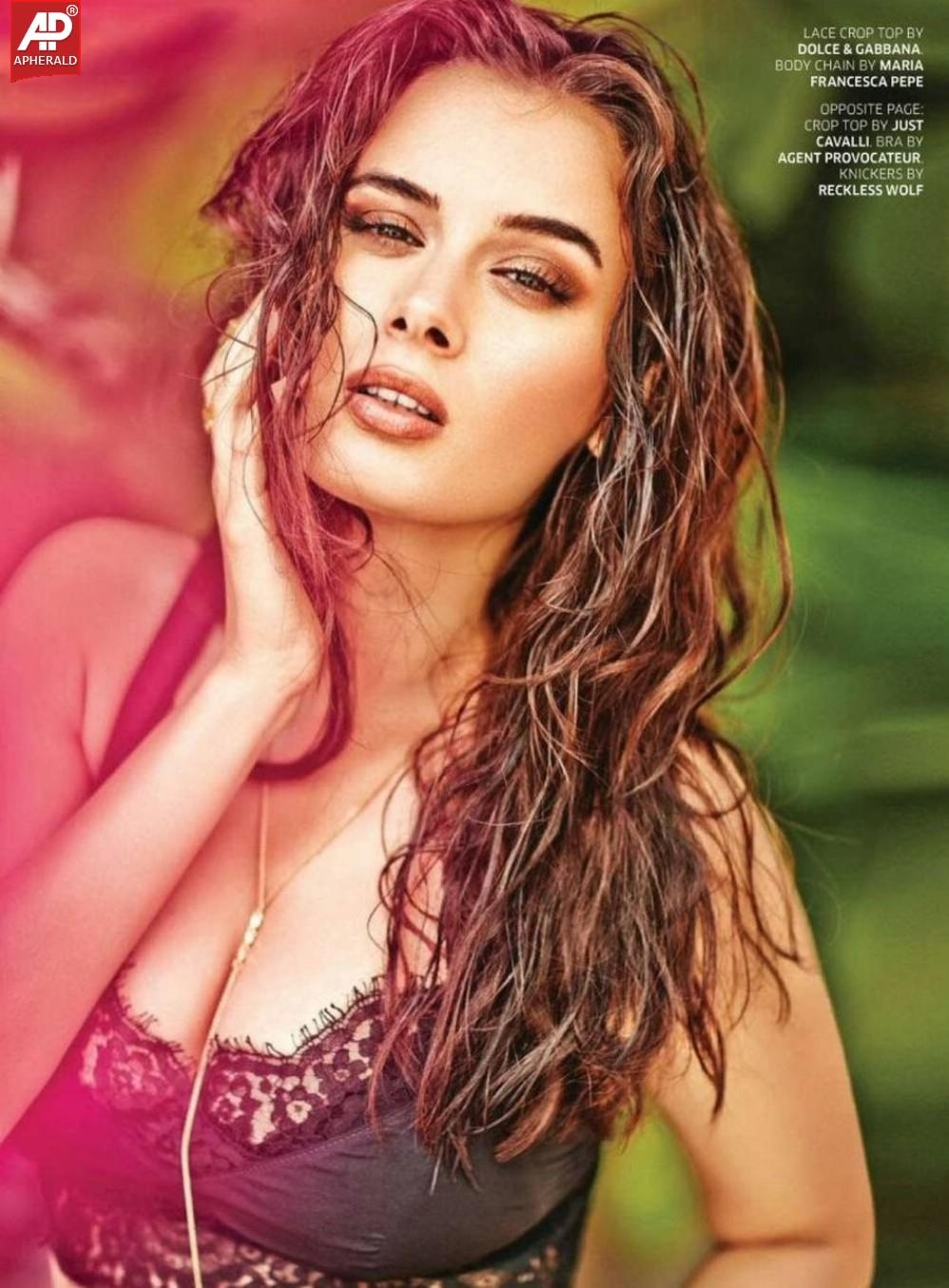 Evelyn Sharma Hot Stills For Gq India Magazine