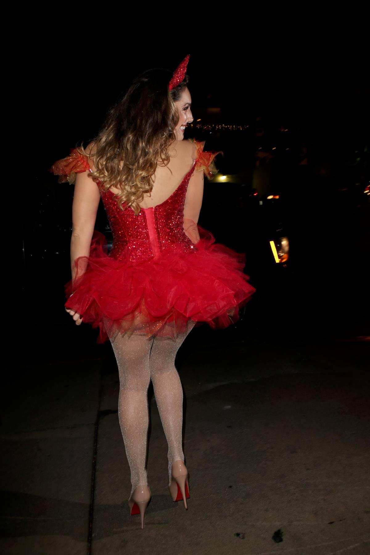 Kelly Brook Halloween Party In Hollywood