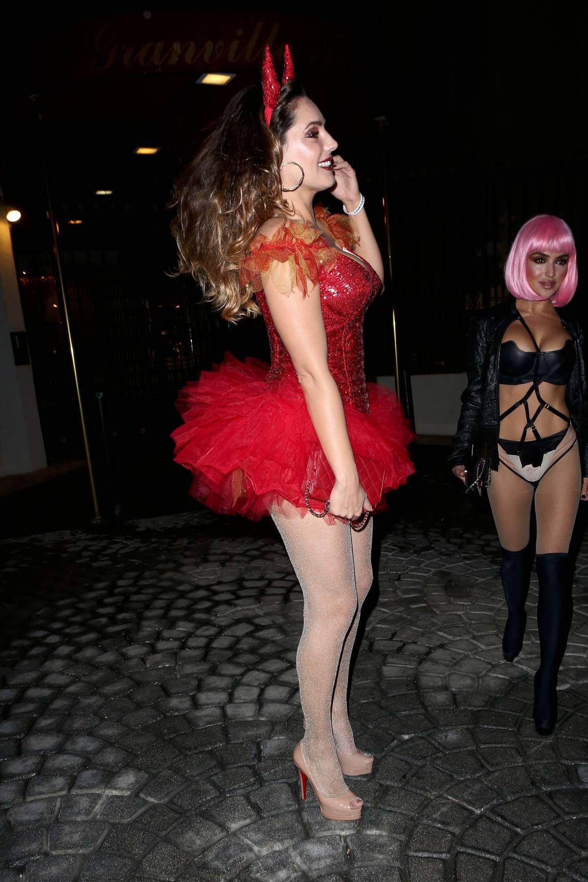 Kelly Brook Halloween Party In Hollywood