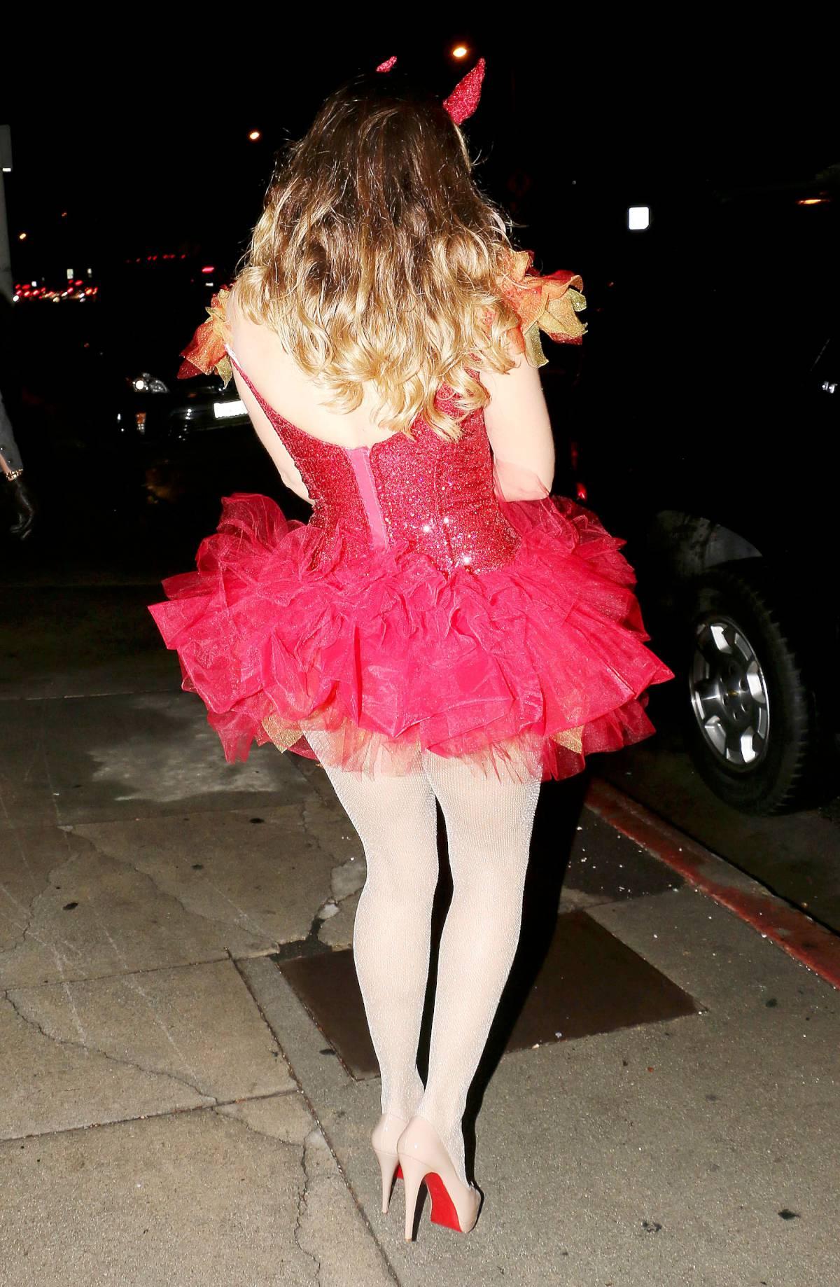 Kelly Brook Halloween Party In Hollywood