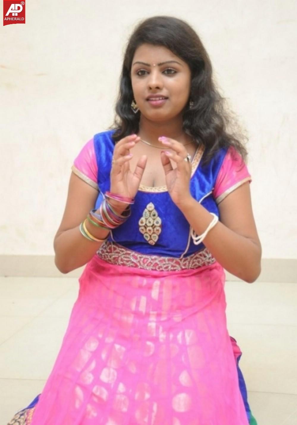 Sree Devi Hot Clevage Stills