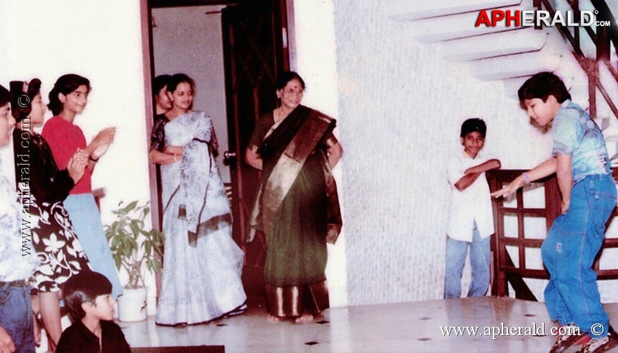 Allu Arjun Childhood Pics