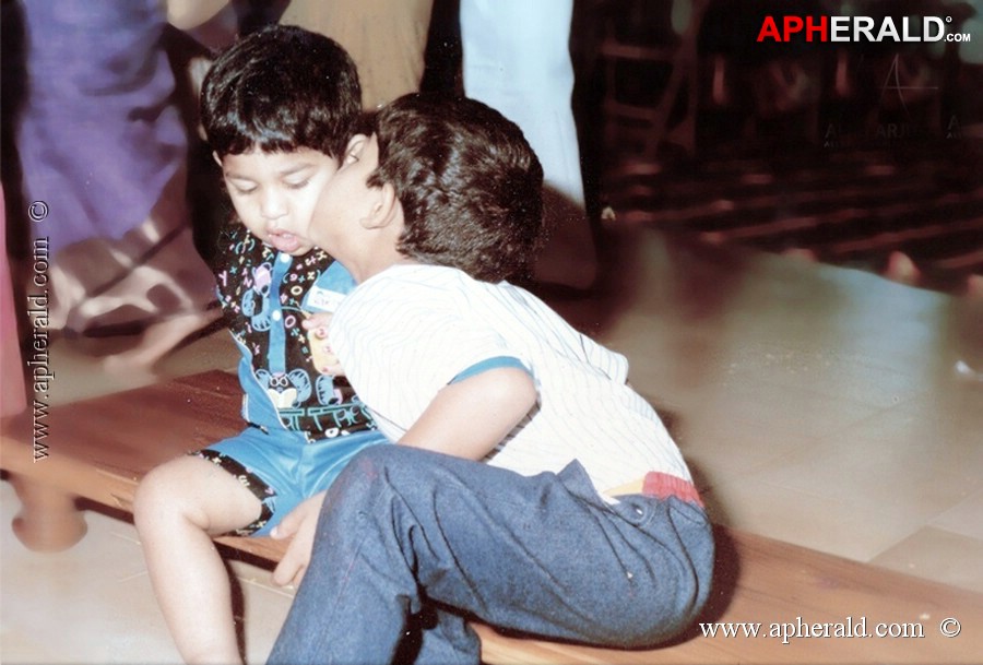 Allu Arjun Childhood Pics