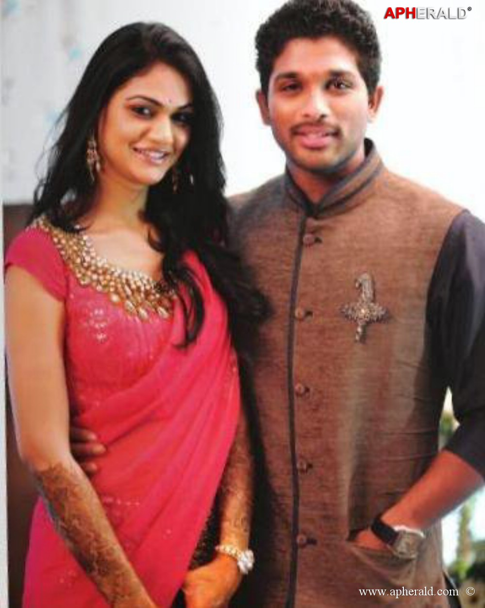 Allu Arjun With His Wife Rare Pics