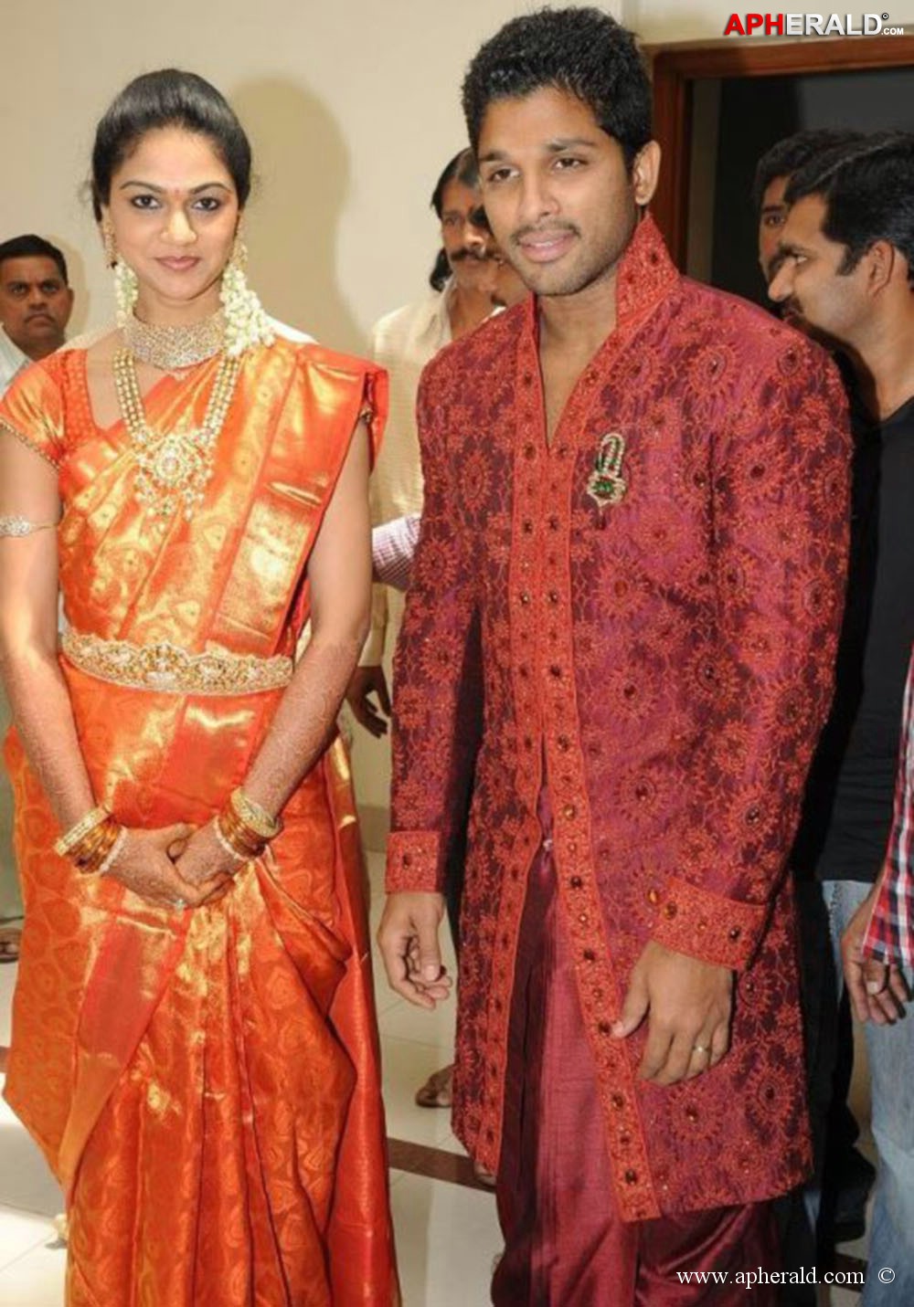 Allu Arjun With His Wife Rare Pics