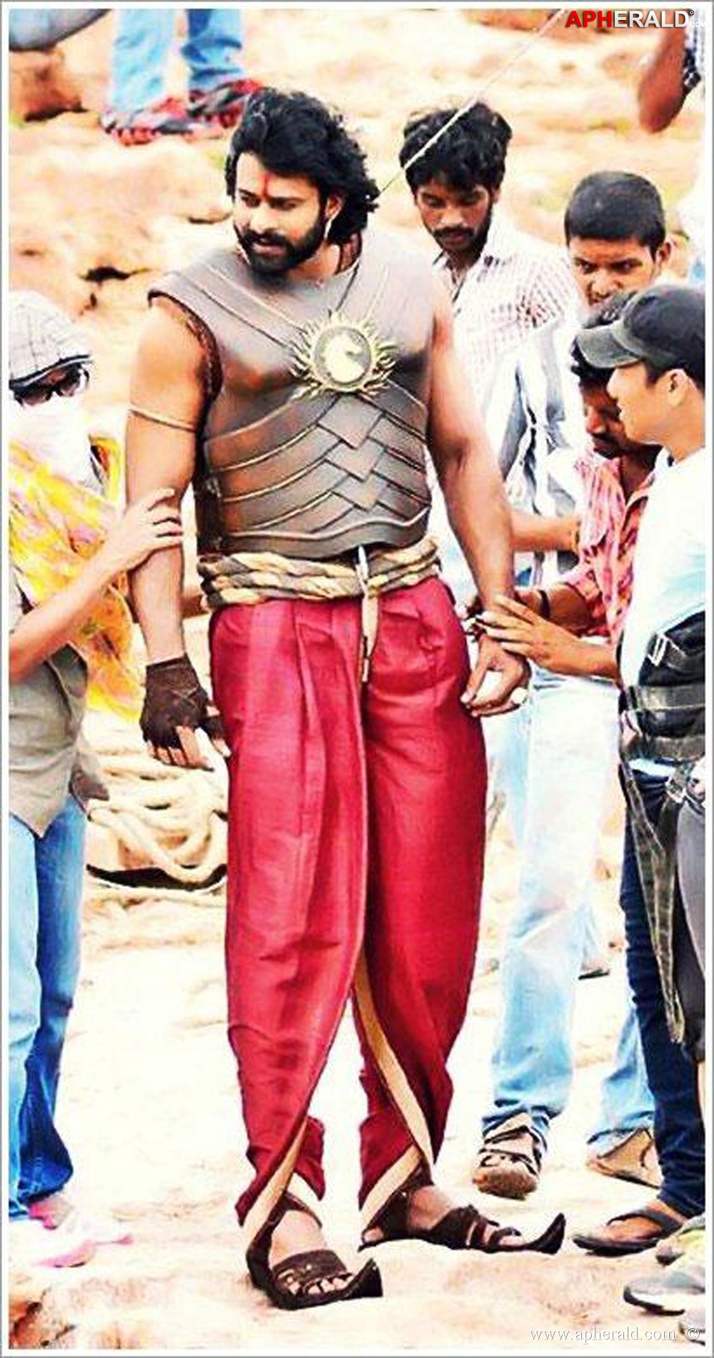 bahubali making stills