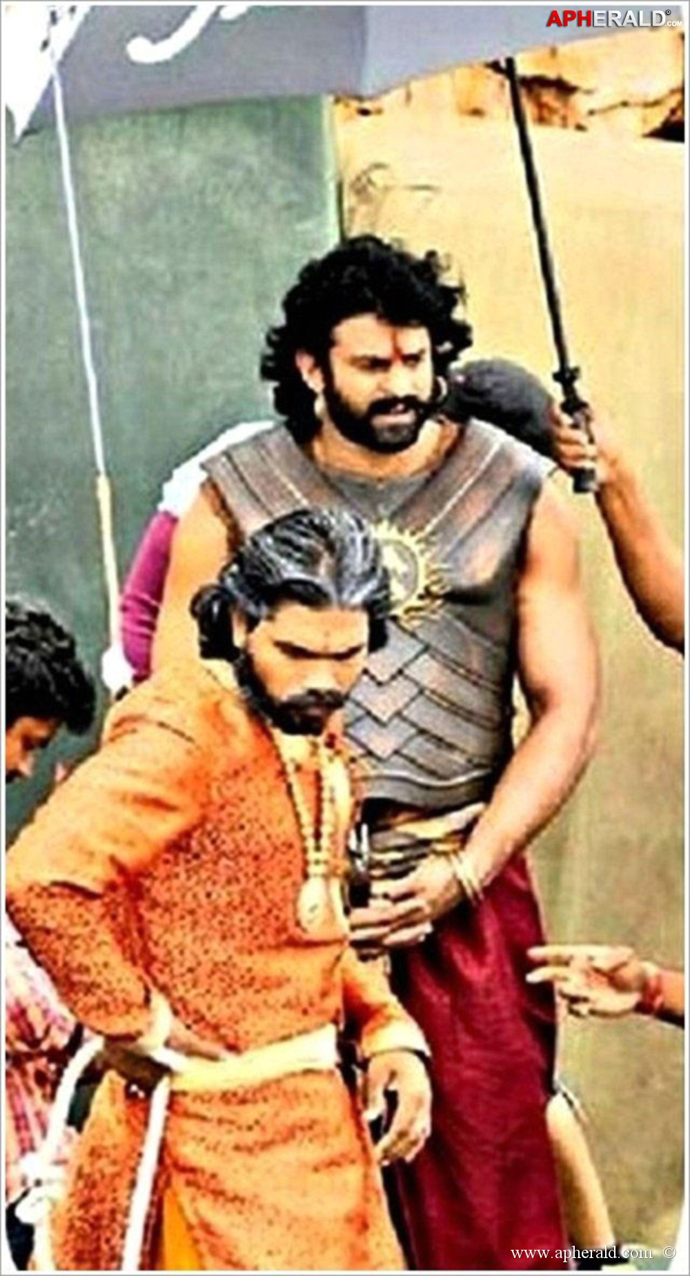 bahubali making stills