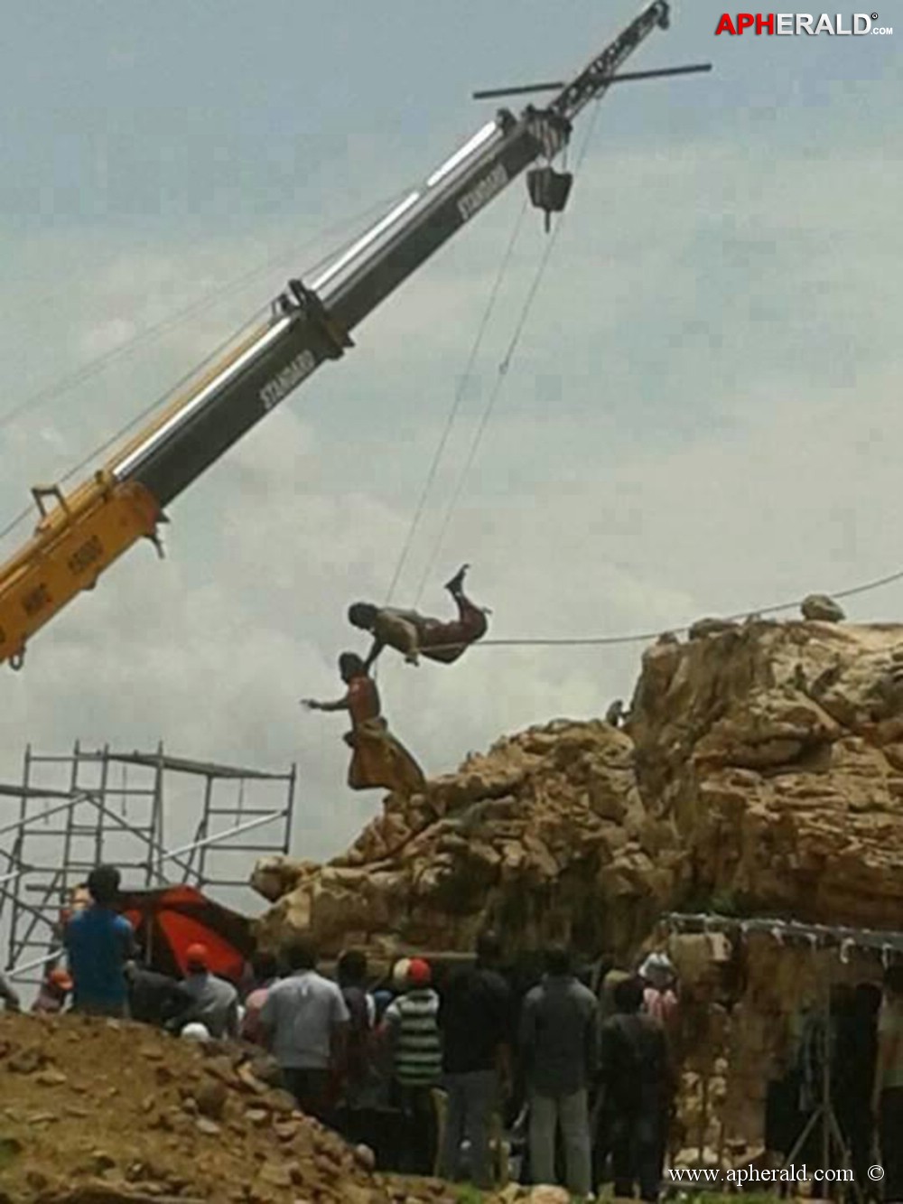 bahubali making stills