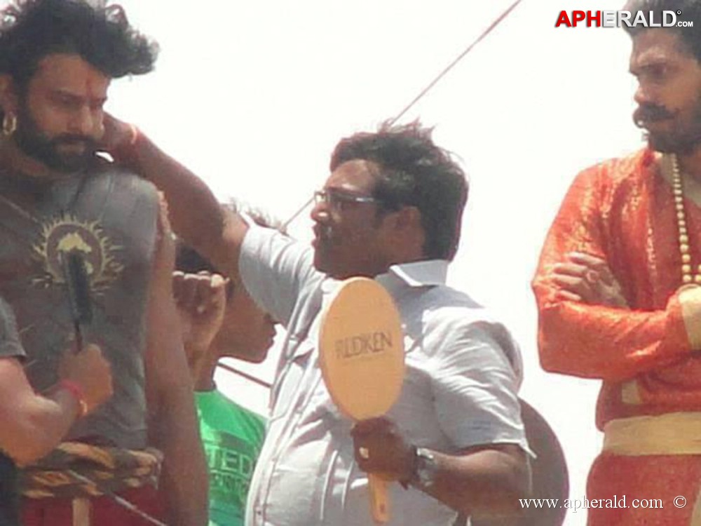 bahubali making stills