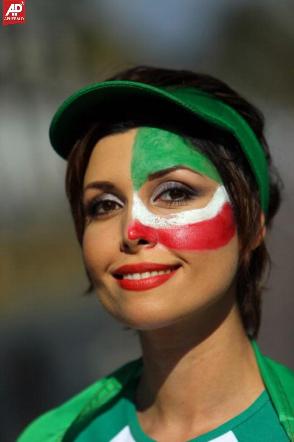 FIFA World Cup 2014 Fans With Face Paint