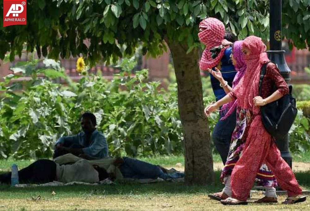 Heat Wave Scorches in Delhi