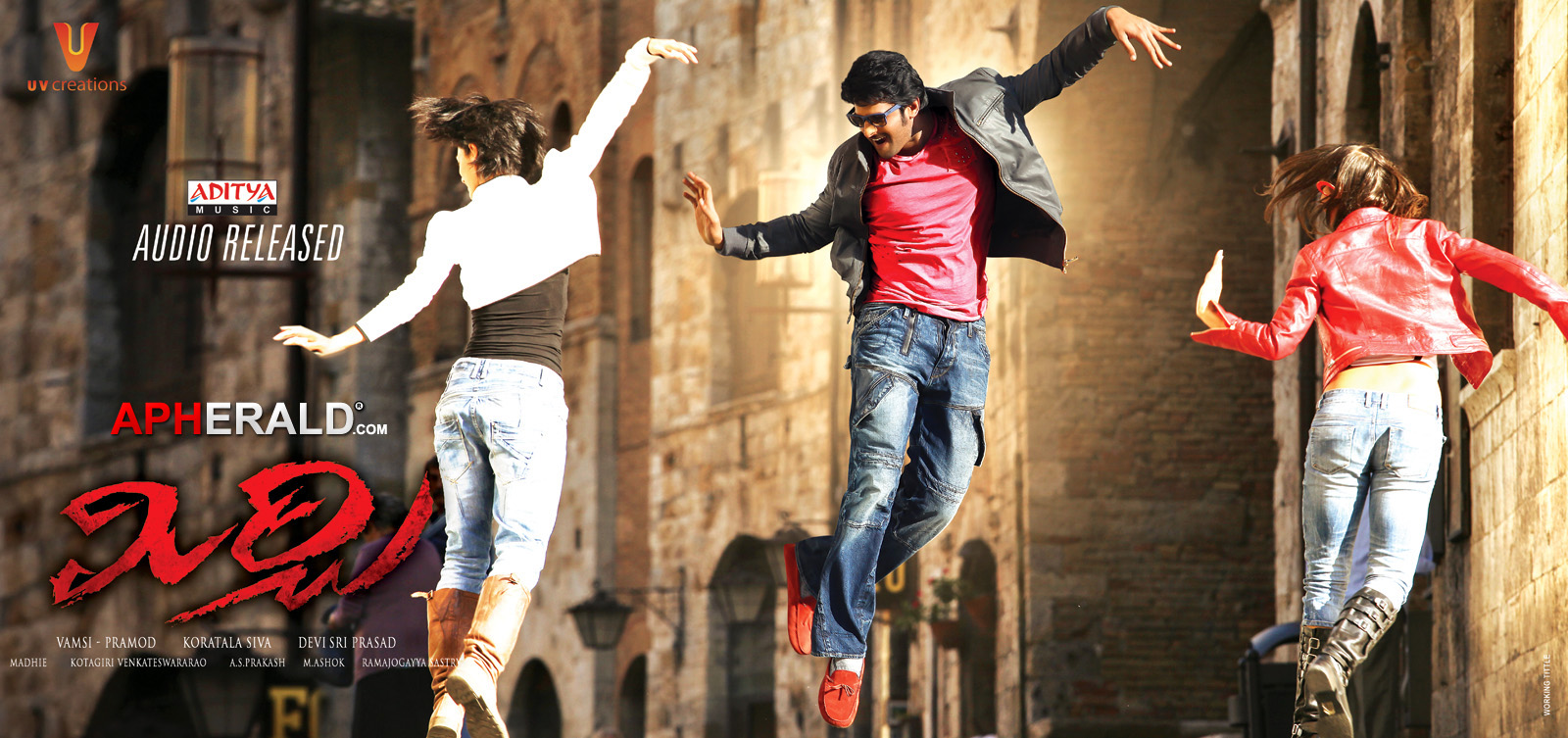 Mirchi Movie Audio Release Posters