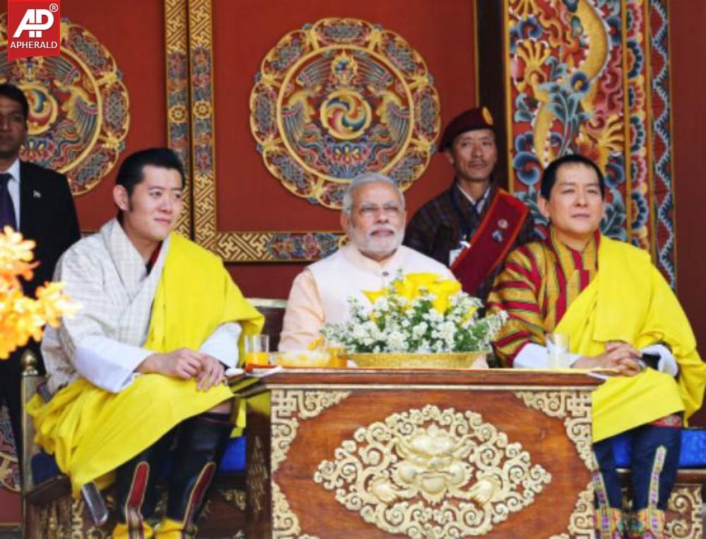 Narendra Modi in Bhutan Photos