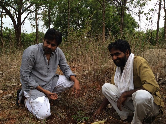 Pawan Kalyan at His Farm House Photos