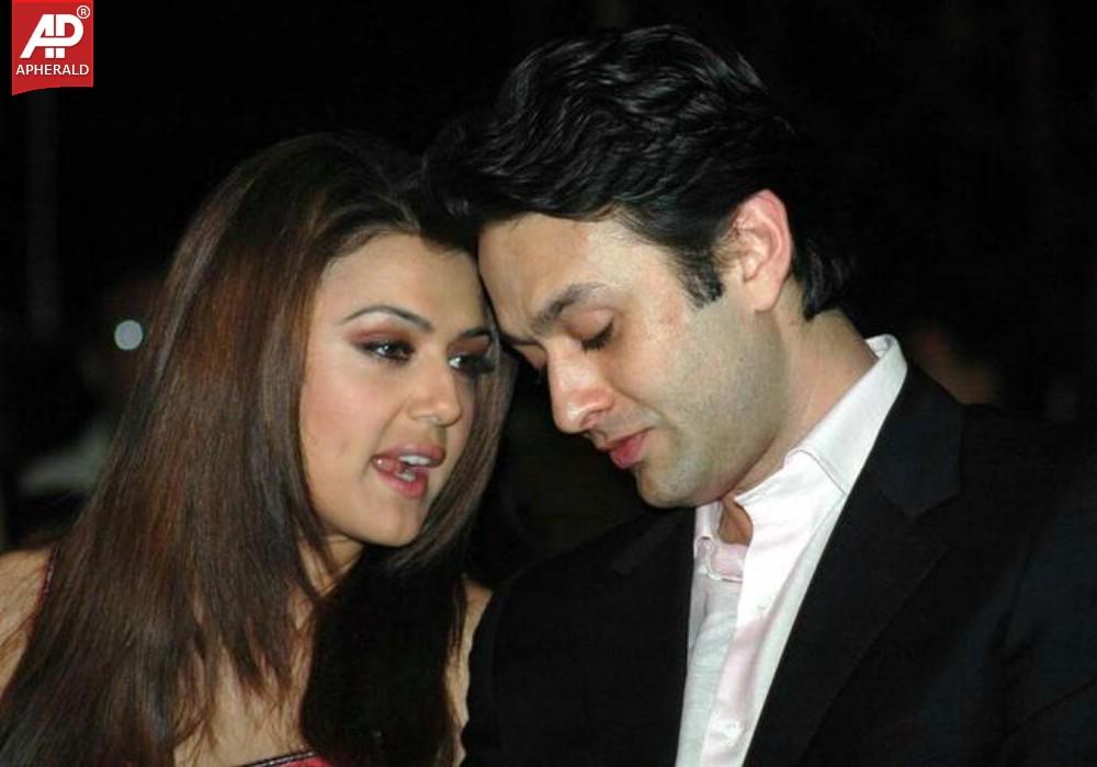 Preity Zinta Copule Rare Photos