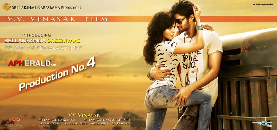 Samantha With Bellamkonda Srinivas New Movie Posters