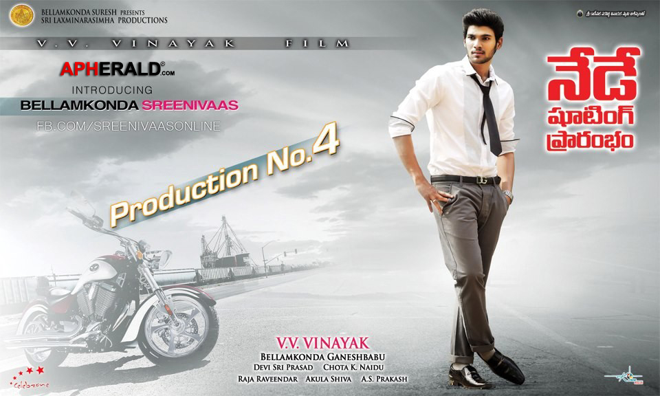 Samantha With Bellamkonda Srinivas New Movie Posters