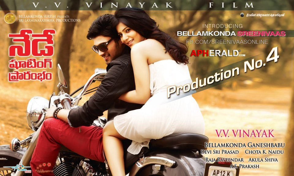 Samantha With Bellamkonda Srinivas New Movie Posters