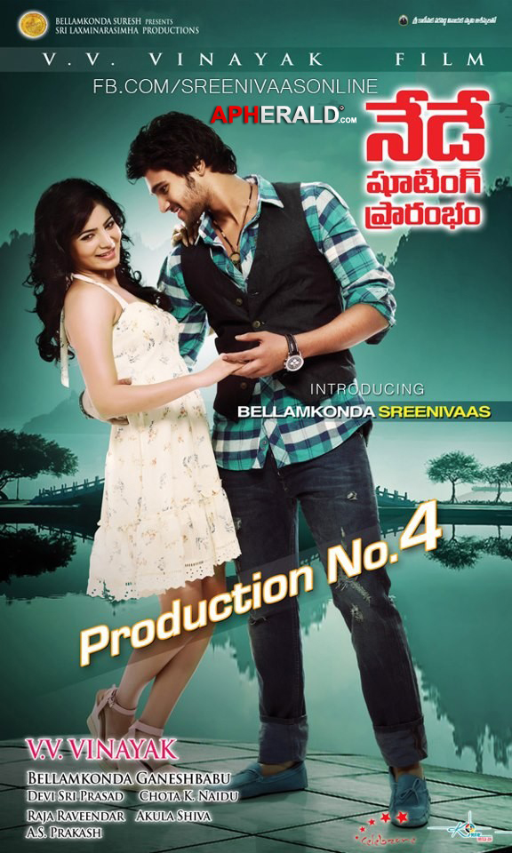 Samantha With Bellamkonda Srinivas New Movie Posters