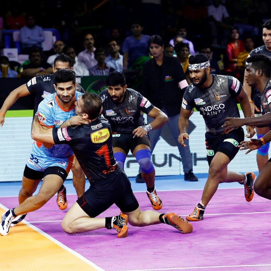 Pro Kabaddi Bengal Warriors Vs U Mumba