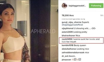 Kajal Aggarwal Sex Videos - Kajal Aggarwal Instagram flooded with Sexual and Vulgar comments