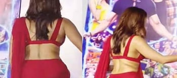 Rachita Ram Xnxx - Video - Pooja Hegde HOT Curves in RED SAREE in Public