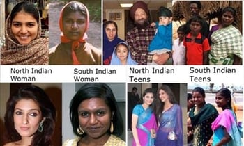 Differences between North Indian Girls and South Indian Girls