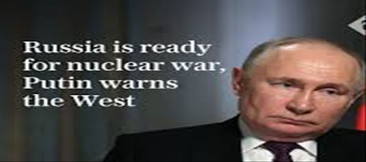 Russia Is Ready For A Nuclear War... ? Putin Warns The West