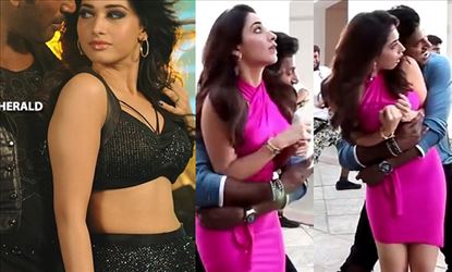 Porn Video Neha Kakkar - Tall Dark Hero grabs TAMANNA from BACK suddenly in shooting