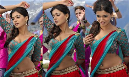 Vijayashanthi Sex Photos - 15 Hot Photos of Samantha showing her Sexy Piereced Navel w