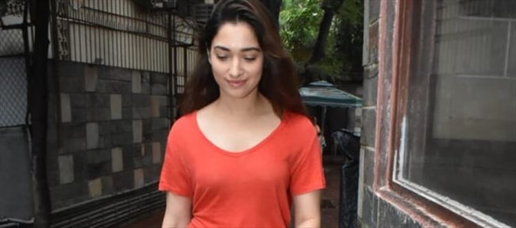 750px x 332px - Tamannaah grabs attention in these Photos - See Yourself