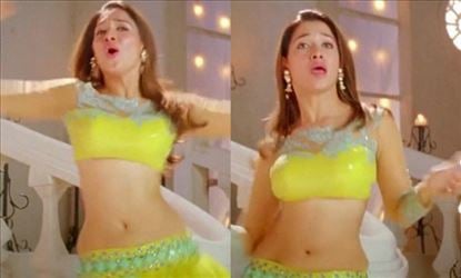 415px x 250px - Tamanna shows her Milky White Long Sexy Belly and Navel - V