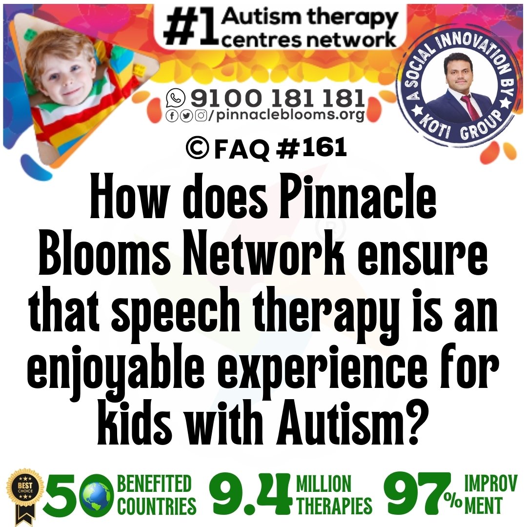 How Does Pinnacle Blooms Network Ensure That Speech Therapy