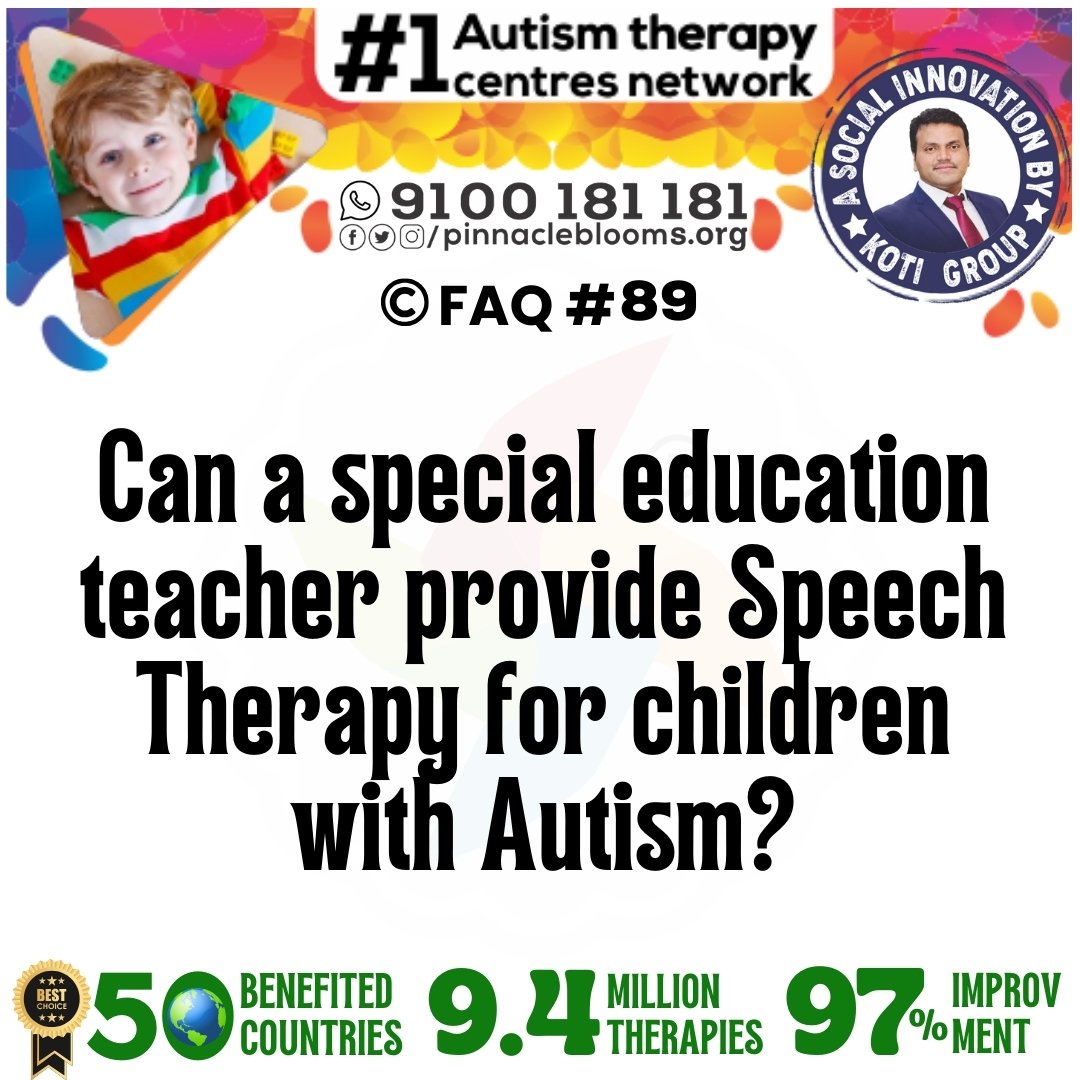 Can A Special Education Teacher Provide Speech Therapy For