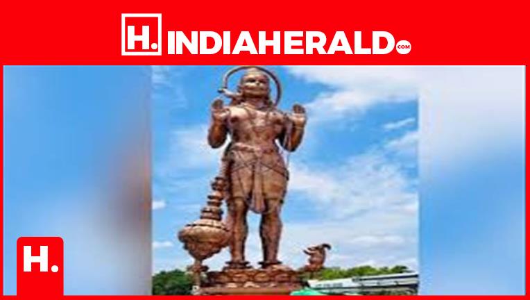 90-foot-high statue of the god Hanuman, built in America