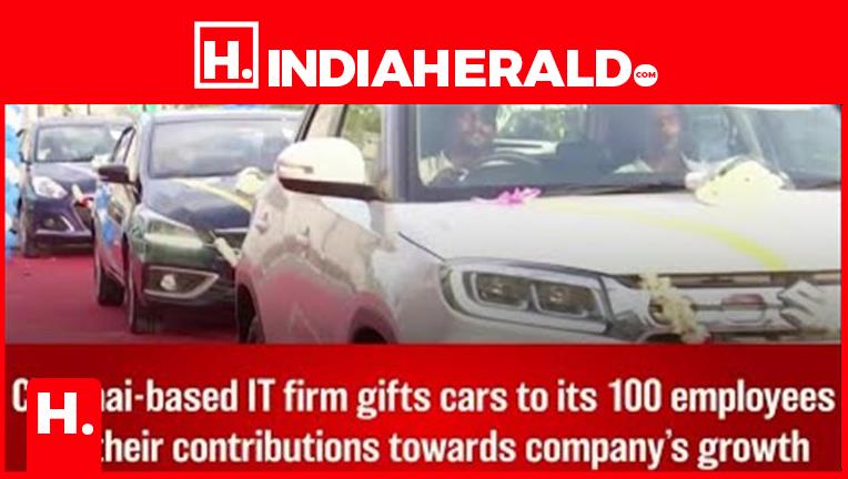 Indian Startup News - A Chennai-based IT firm on gifted as many as 100 cars  to its employees for their constant support and unparalleled contributions  to the company's success and growth. Ideas2IT,