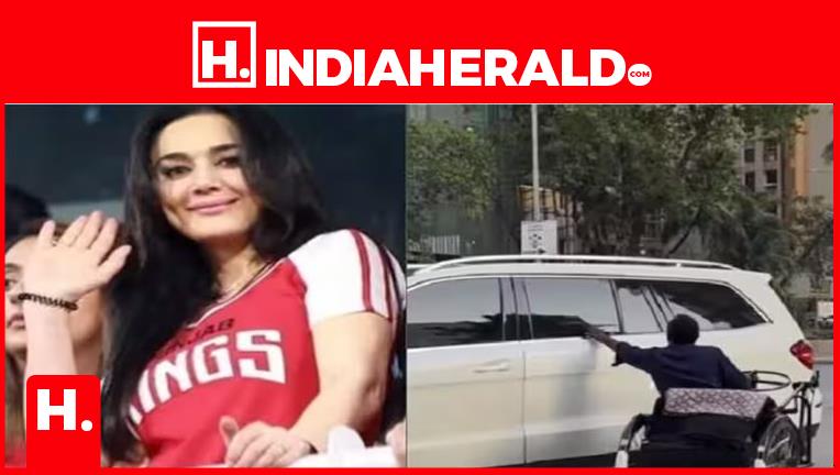 Disabled person who followed Preity Zinta s car..